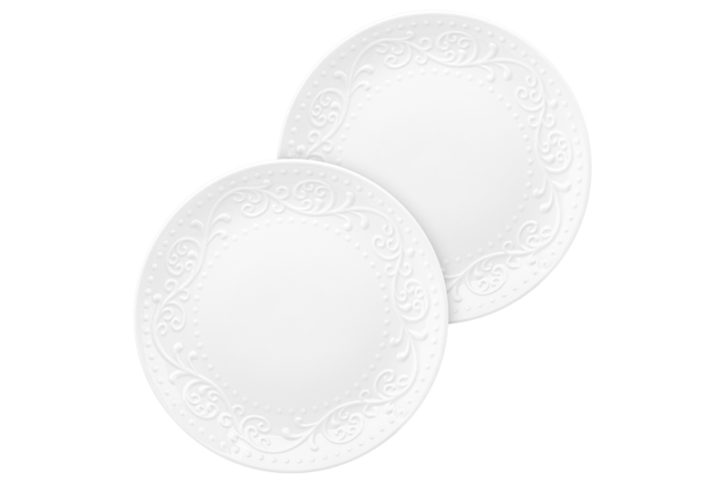 Набор тарелок для закуски 2 пр. 27*27*2 см