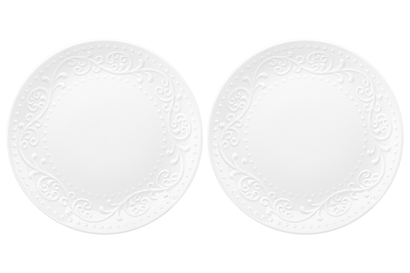 Набор тарелок для закуски 2 пр. 27*27*2 см