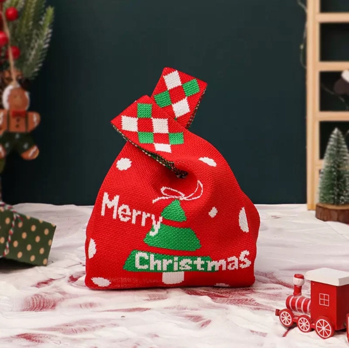 Сумочки тканевые Merry Christmas