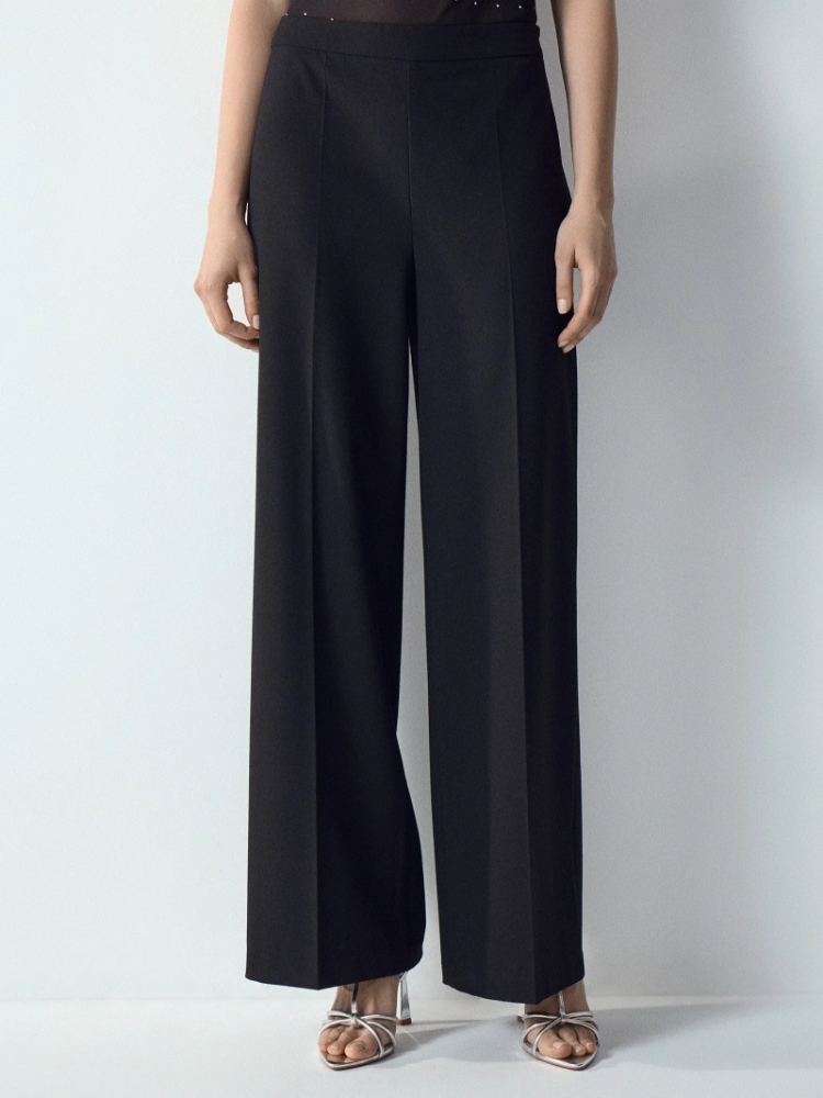 Брюки со стрелками из вискозы ,
48% вискоза, 48% полиэстер, 4% эластан ,