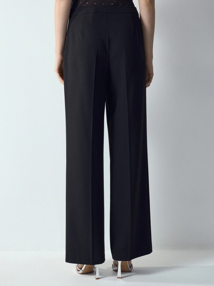 Брюки со стрелками из вискозы ,
48% вискоза, 48% полиэстер, 4% эластан ,