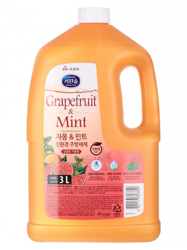 Средство для мытья посуды Grapefruit&Mint Dishwashing Detergent 3L