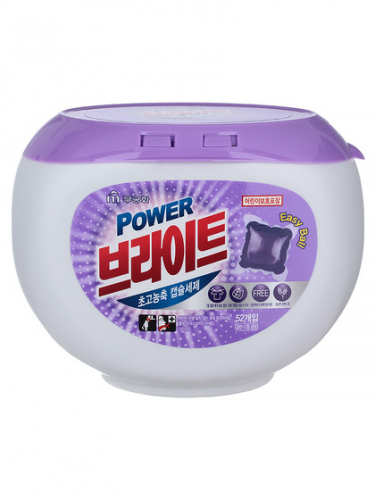 Средство для стирки в виде капсул Power Bright Laundry Capsule Detergent 52pcs (container)