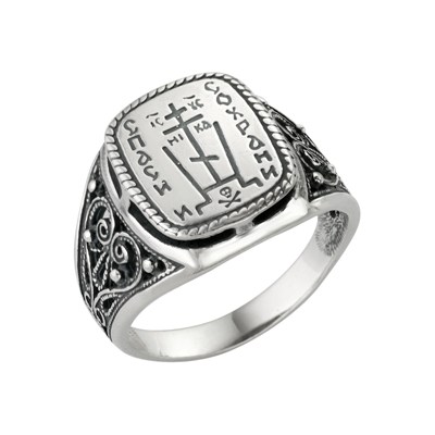 Кольцо выборочное чернение серебро 925*