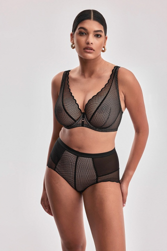 Бюстгальтер Chita M Plus Bralette Czarny