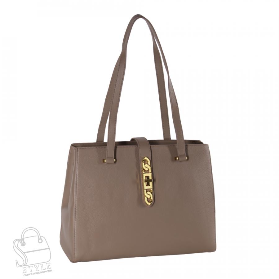 Сумка женская кожаная 1197-1PTH cappucino Polina&Eiterou/30