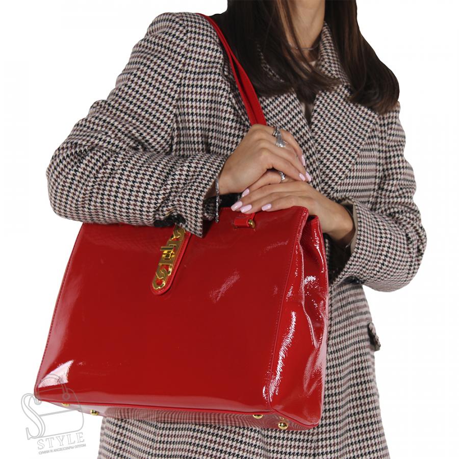 Сумка женская кожаная 1197TH b.red Polina&Eiterou/30