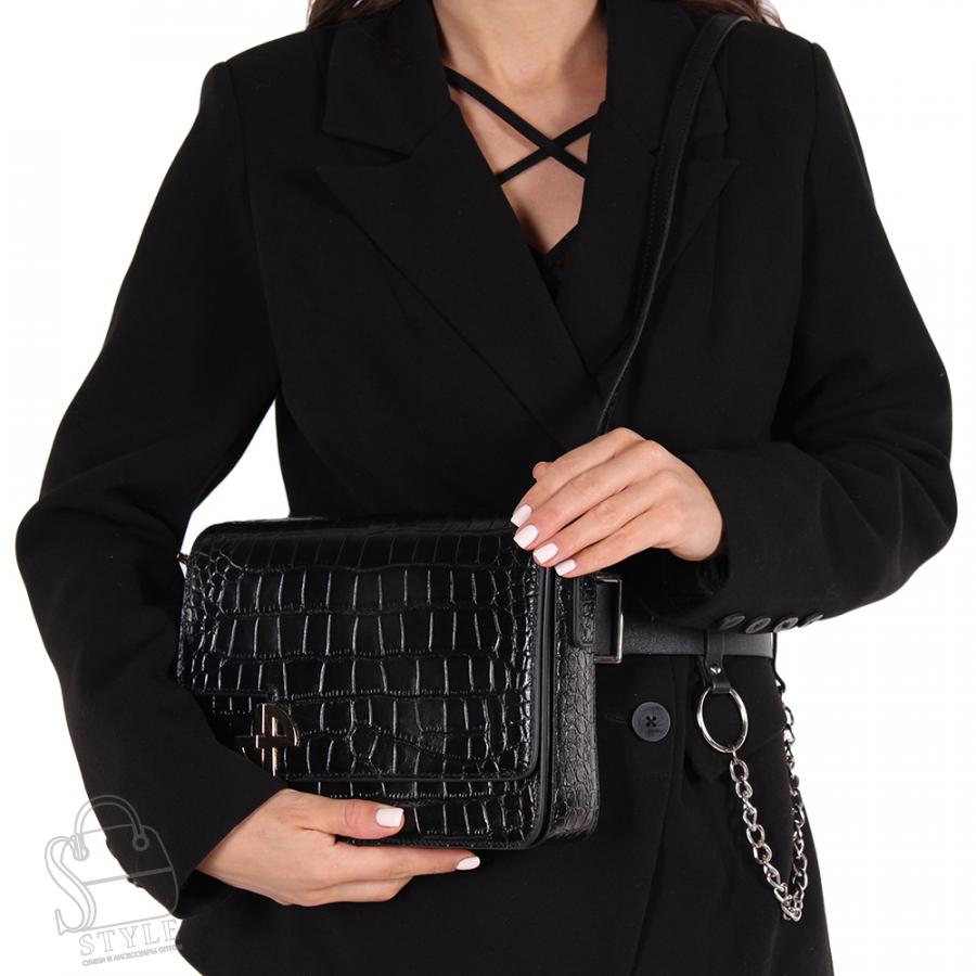 Сумка женская кожаная 1056TH black Polina&Eiterou/30