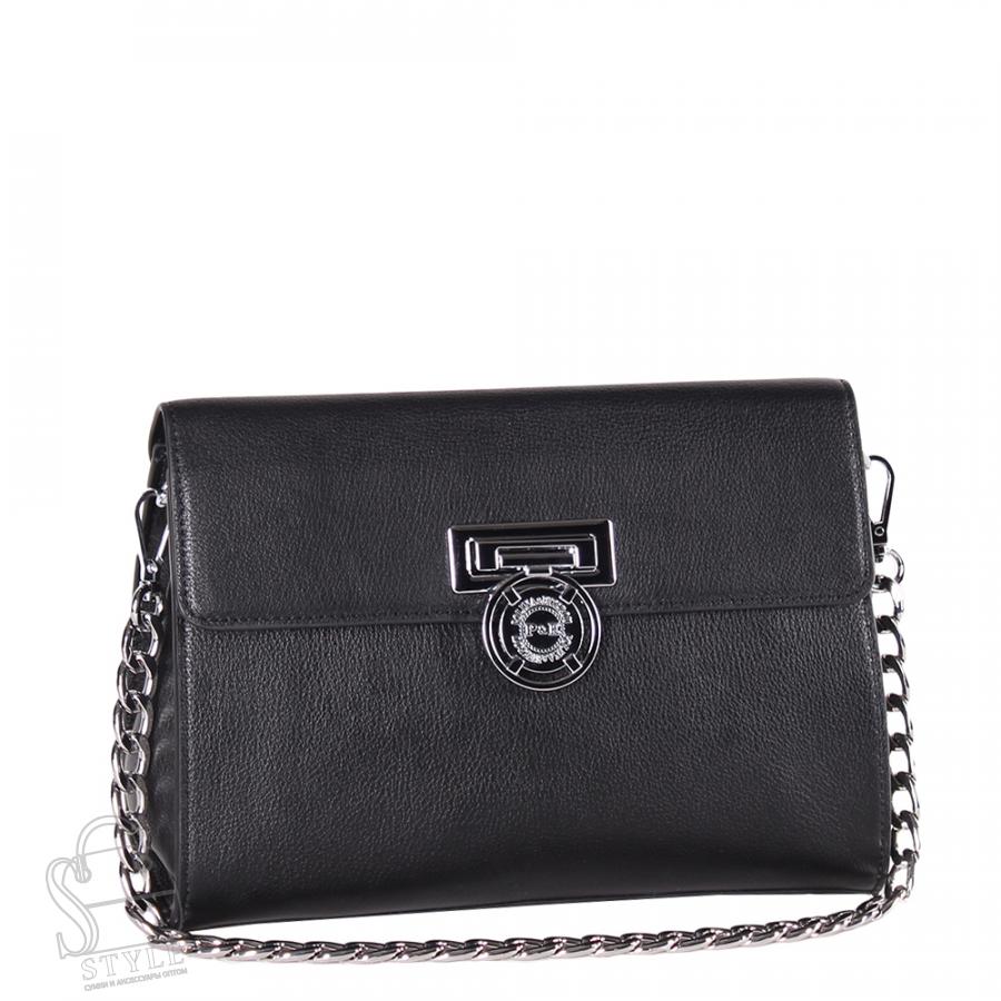 Сумка женская кожаная 1593-1Y black Polina&Eiterou/30