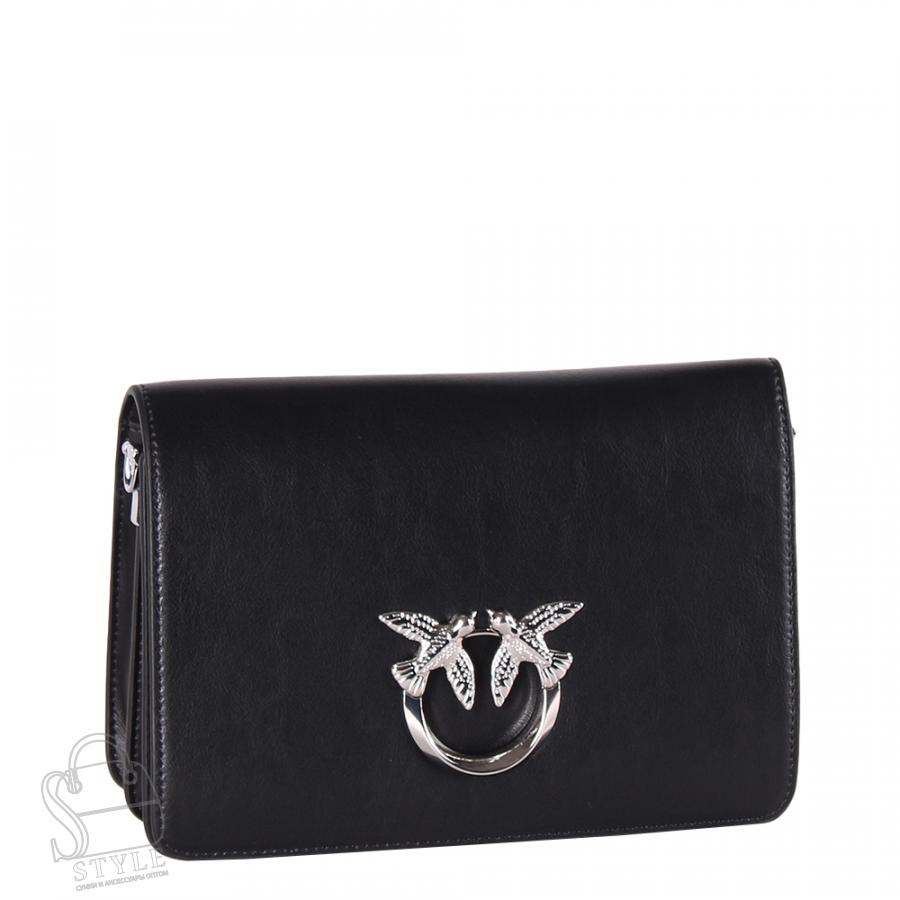 Сумка женская кожаная 1602Y black Polina&Eiterou/30