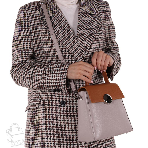 Сумка женская кожаная 1135TH r.apricot brown Polina&Eiterou/30
