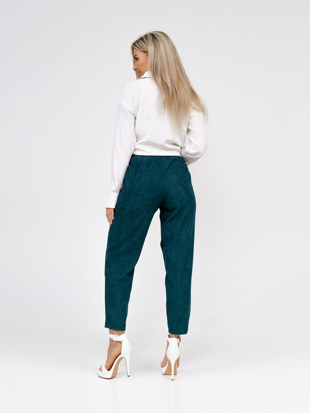Брюки жен. ТПС-1440/12 (вельвет) изумруд