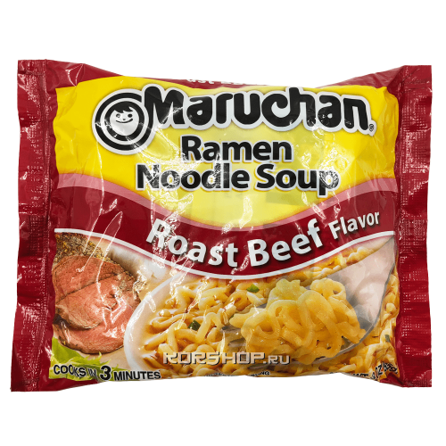 Лапша б/п Рамен со вкусом сочной жареной говядины Maruchan, США, 85 г