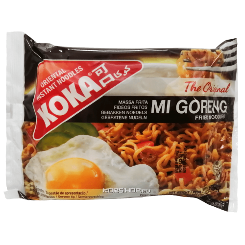 Лапша б/п со вкусом жареной лапши Ми Горенг Ориджинал Mie Goreng Koka, Сингапур, 85 г Акция