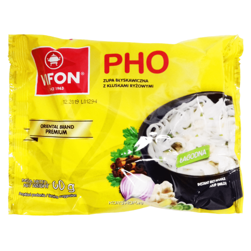 Рисовая лапша быстрого приготовления Премиум Pho Vifon, Вьетнам, 60 г