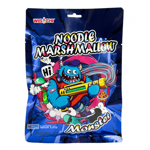 Маршмеллоу Макарошки Monster Wischi, Китай, 50 г