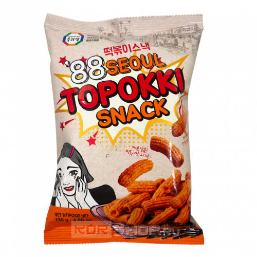 Чипсы токпокки сладко-острые Surasang, Корея, 130 г Акция