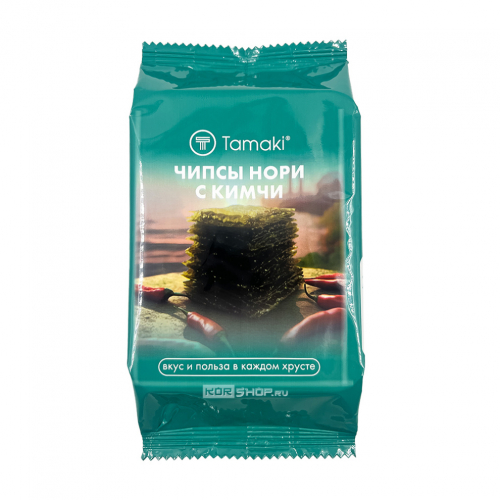 Чипсы нори с кимчи Tamaki, 4 г Акция