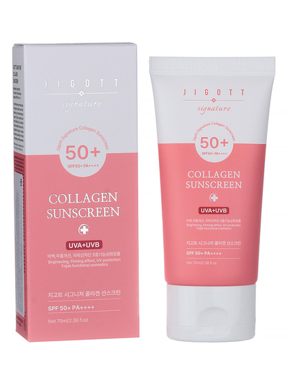 JGT Signature Крем для лица солнцезащитный с коллагеном Jigott Signature Collagen Sunscreen