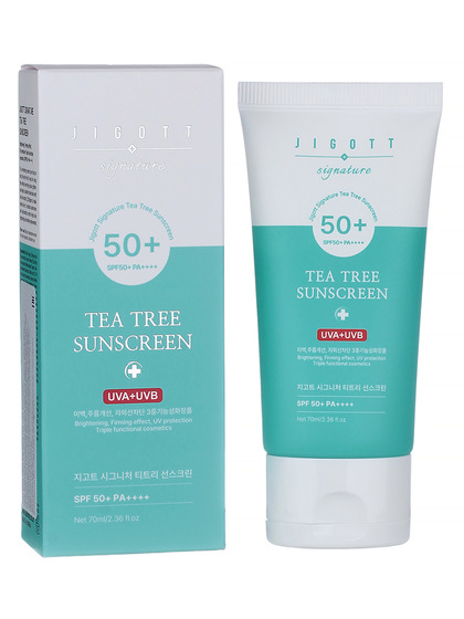 JGT Signature Крем для лица солнцезащитный с экстрактом чайного дерева Jigott Signature Tea Tree Sunscreen