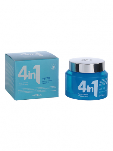 Крем для лица с эффектом увлажнения Dr.CELLIO G50 4 IN 1 SUBOON CREAM (Aqua) 70ml