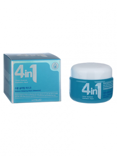 Маска для лица ночная увлажняющая Dr.CELLIO G50 4 IN 1 SUBOON SLEEPING MASK (Aqua)