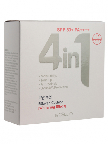 Крем-кушон для лица осветляющий Dr.CELLIO Dr.G50 4 IN 1 BBOYAN CUSHION (Whitening) #21