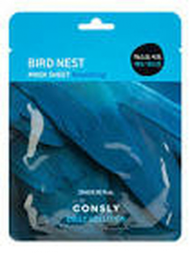Маска тканевая для лица с экстрактом ласточкиного гнезда, Swallow 's Nest 25мл, Consly