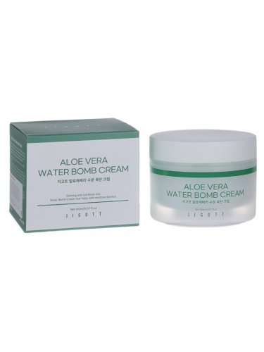 JGT Water bomb Крем для лица успокаивающий с алоэ Jigott Aloe Vera Water bomb Cream