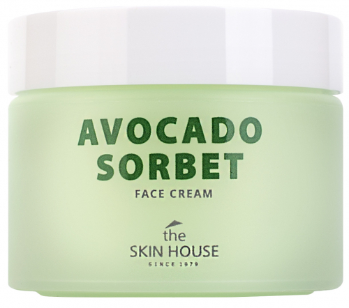 СКХ Face Cream Крем-щербет для лица питательный с авокадо The Skin House Avocado Sorbet Face Cream, 50ml