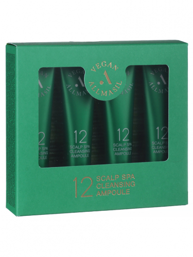Сыворотка для волос отшелушивающая ALLMASIL 12 Scalp Spa Cleansing Ampoule 15ml*1ea