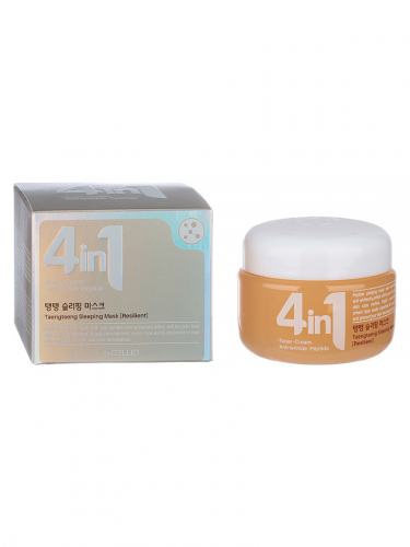 Маска для лица ночная с пептидами Dr.CELLIO Dr.G50 4 IN 1 TAENGTAENG SLEEPING MASK (Peptide)