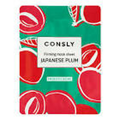Маска тканевая для кожи с возрастными изменениями, Consly Probiotic Biome Firming Japanese Plum Mask Sheet 25мл