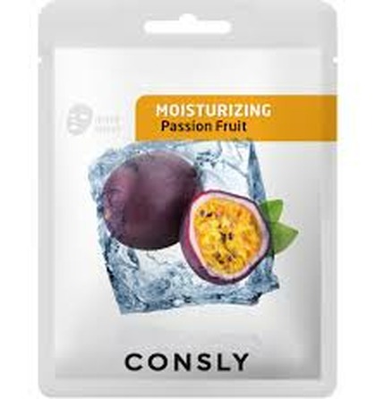 Маска для лица тканевая увлажняющая с экстрактом маракуйи Passion Fruit Moisturizing Mask Pack 20мл