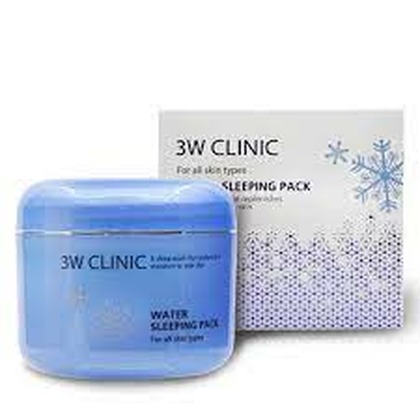 3W Маска для лица ночная увлажняющая WATER SLEEPING PACK, 100ml