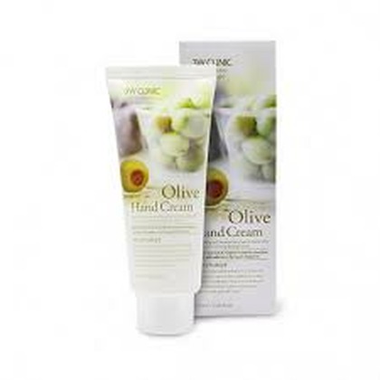 3W HAND Крем для рук с экстрактом оливы MOISTURIZING OLIVE HAND CREAM, 100ml