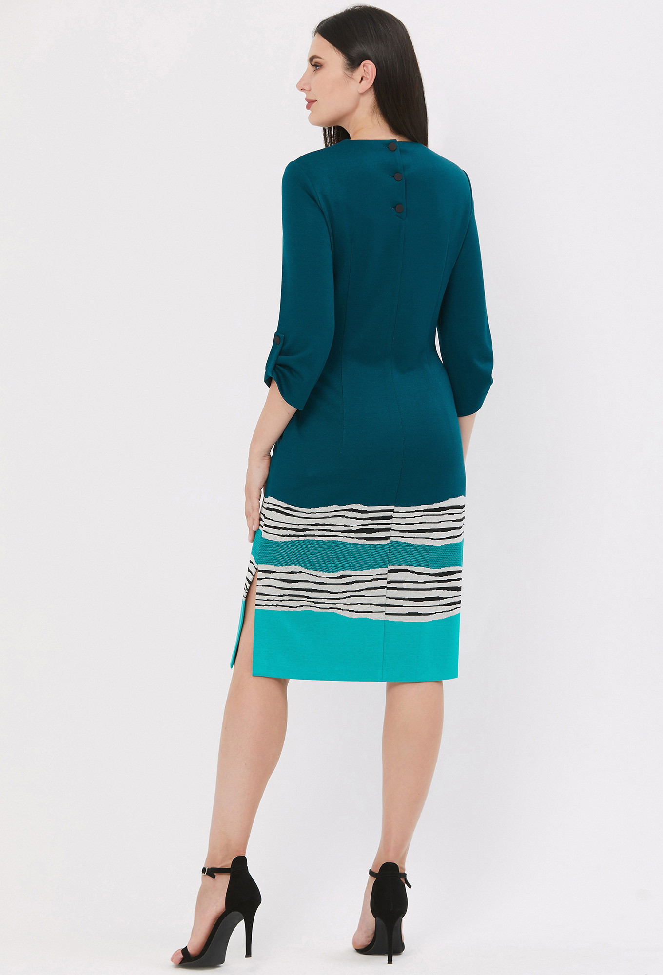 ст. цена2499руб.! Платье Bazalini 4595 бирюза