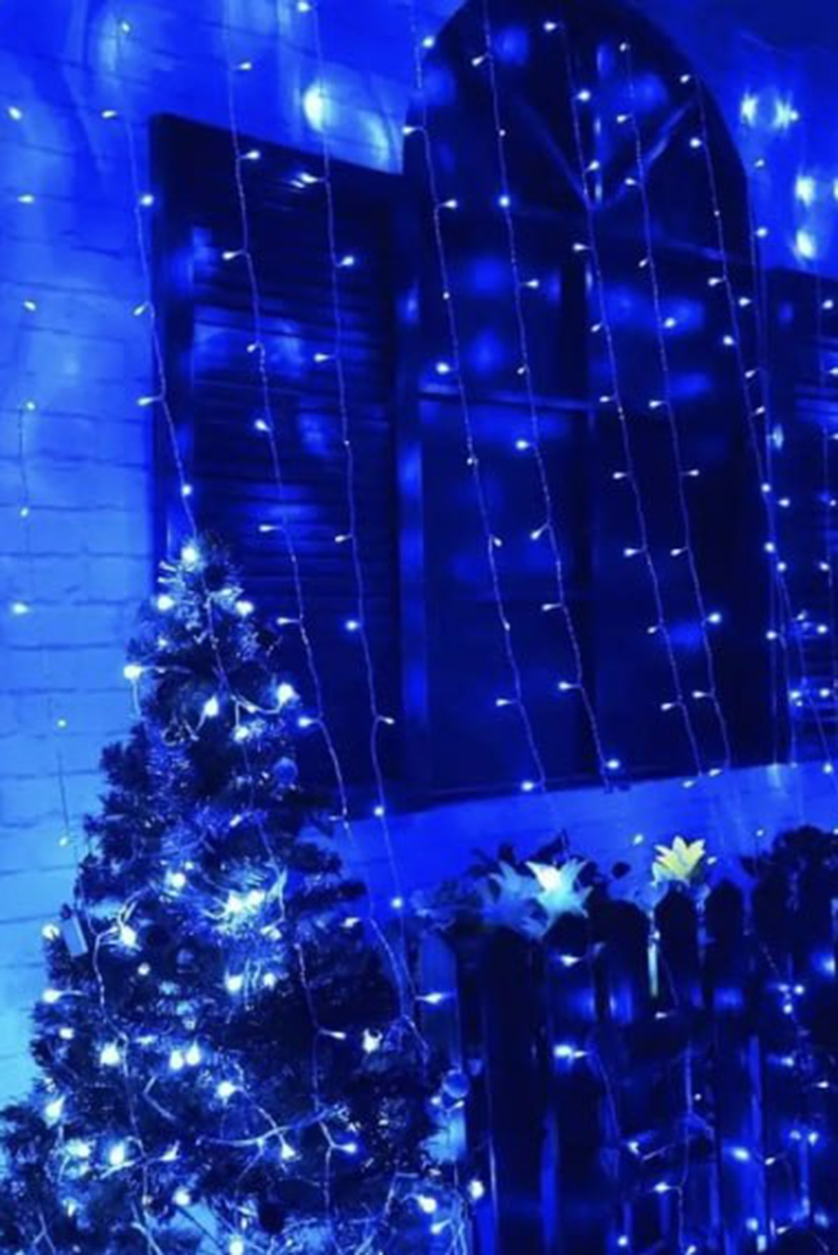 Гирлянда новогодняя (штора) №ГРЛ004-2 (24/615)