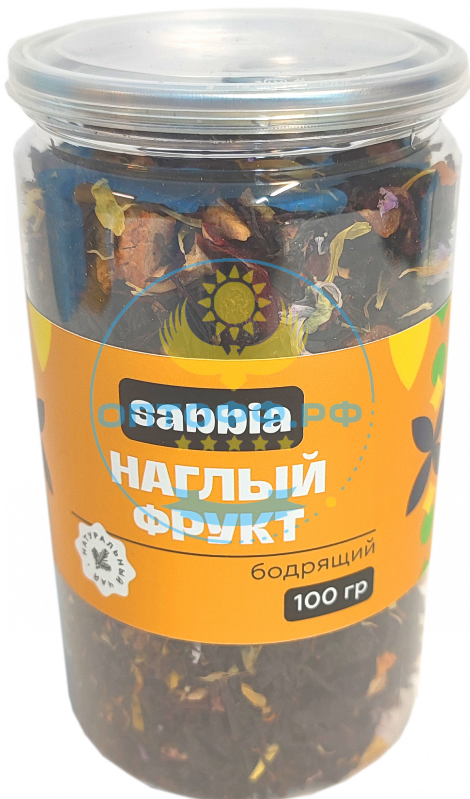 Чай Sabbia Наглый фрукт 100гр черный ПЭТ (кор*60)