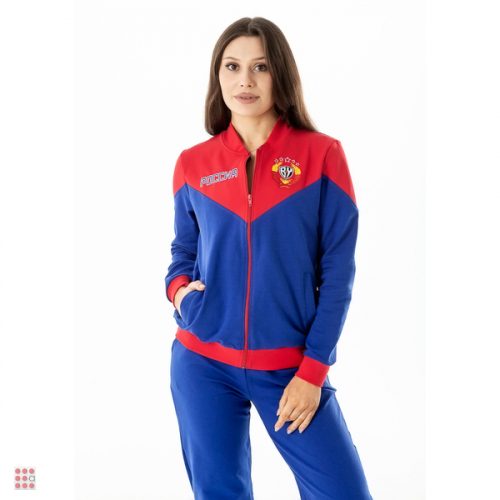 Костюм спортивный женский с вышивкой, р-р xs-xl, хлопок