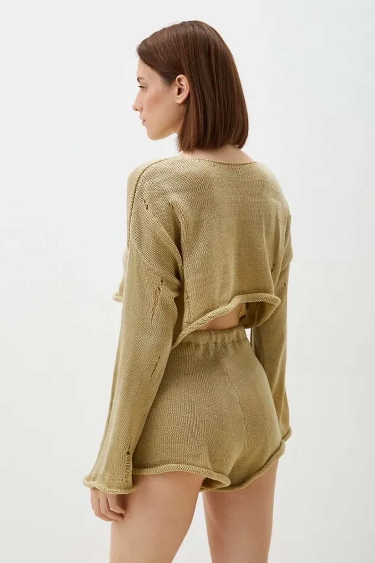 Костюм (Джемпер+Шорты) LIKA DRESS #1070875Бежевый