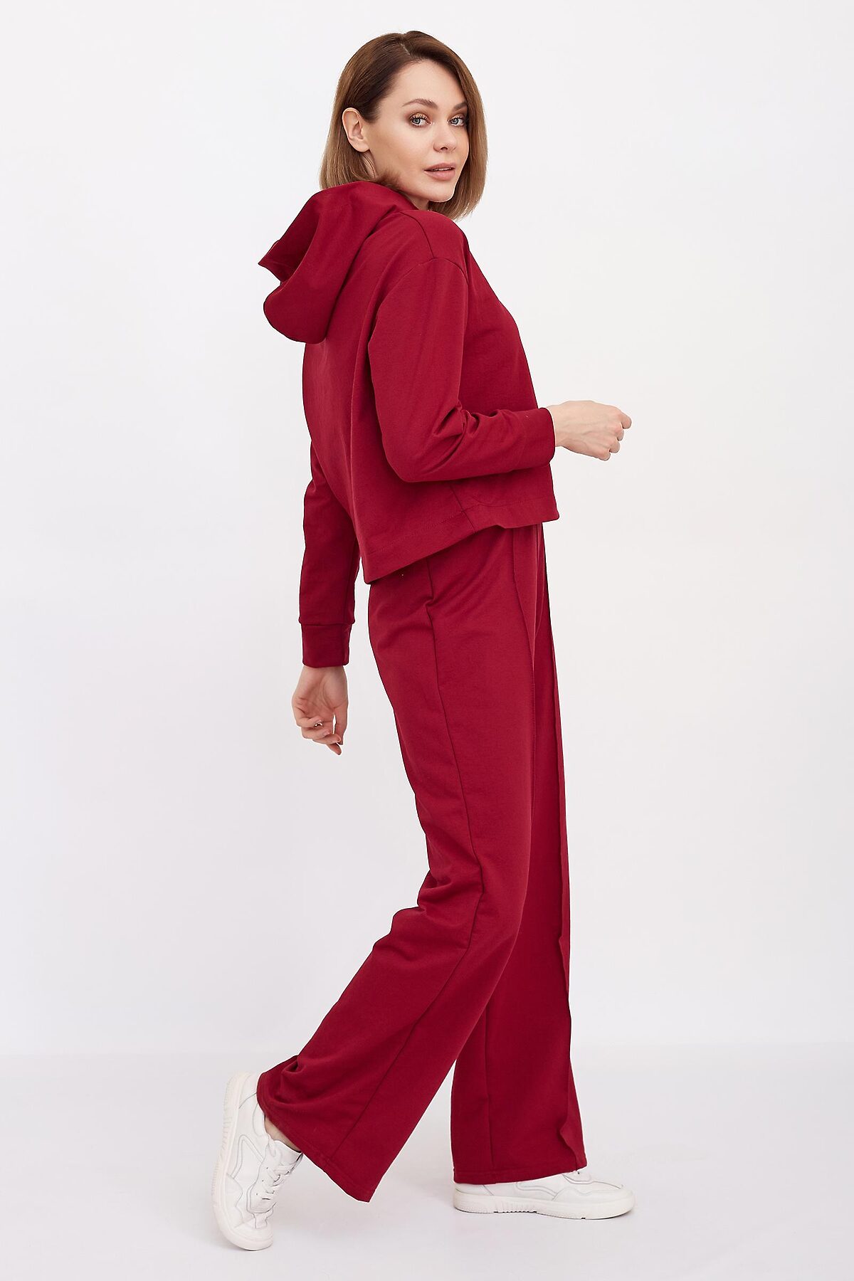 Костюм (Худи+Брюки) LIKA DRESS #863012Бордовый