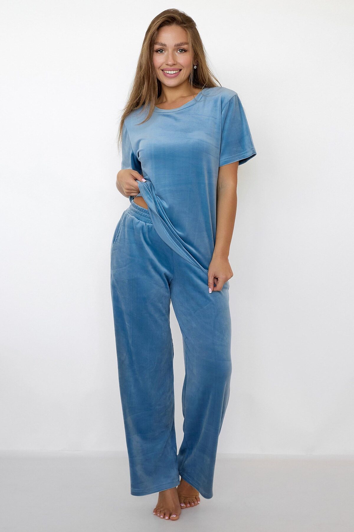 Костюм (Футболка+Брюки) LIKA DRESS #1050143Индиго