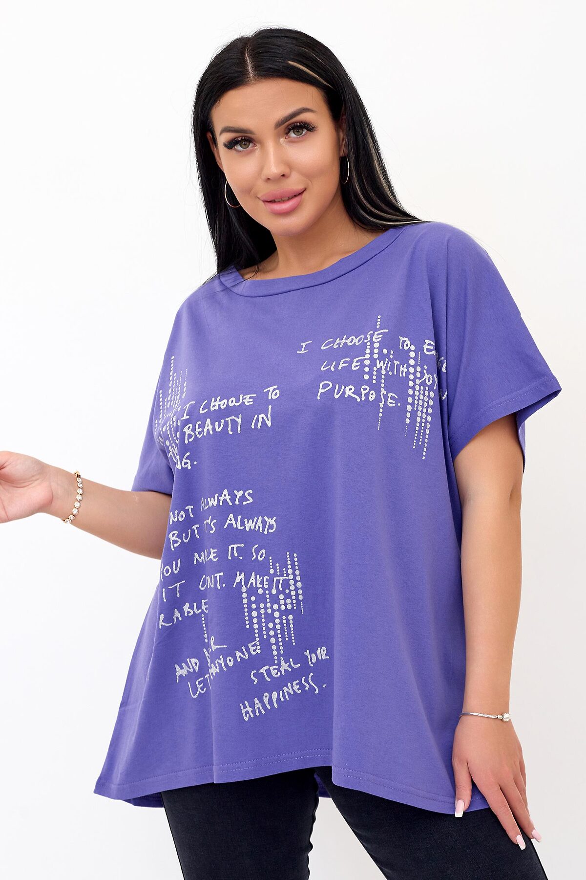 Туника женская Мадонна Ф LIKA DRESS #892851Фиолетовый