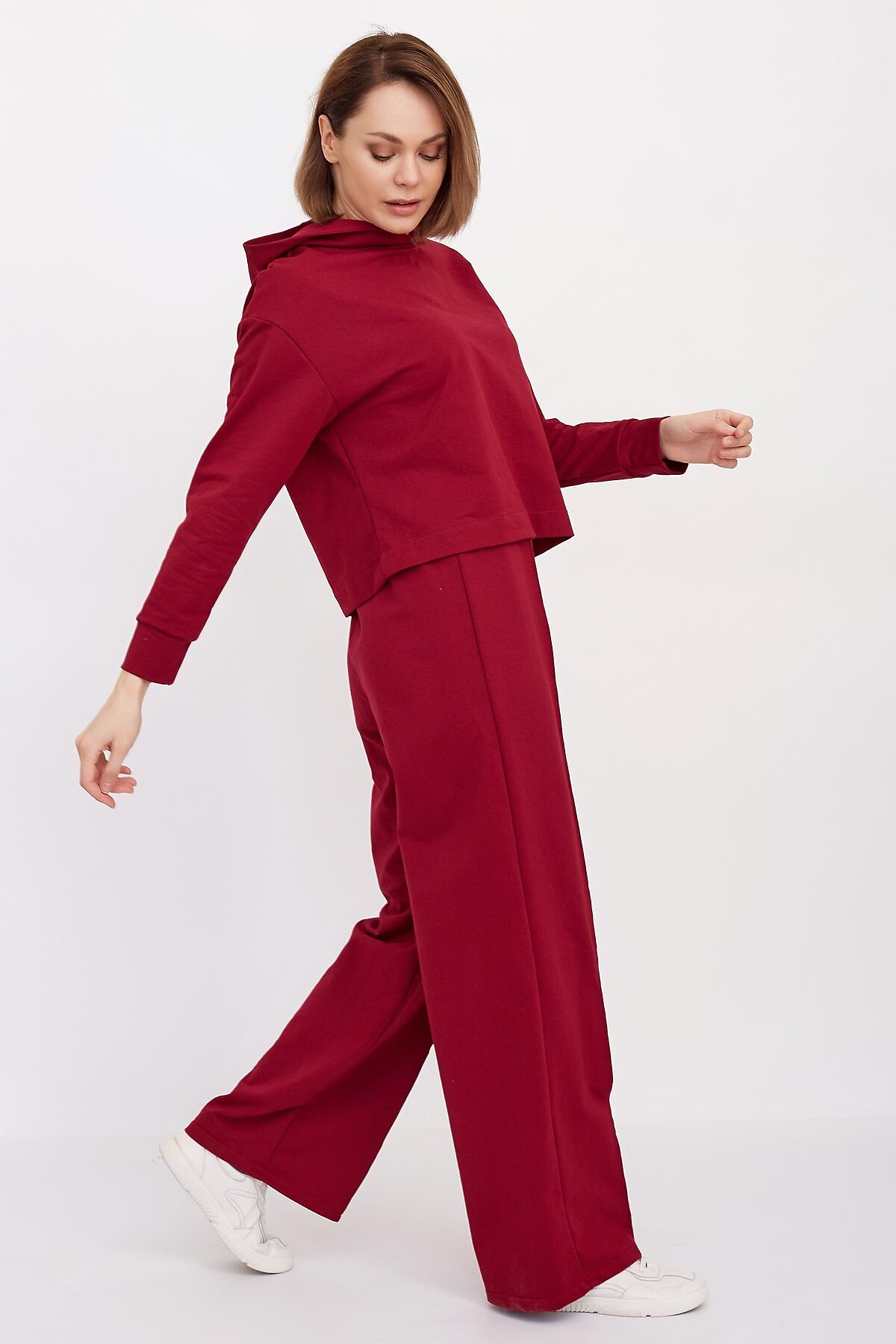 Костюм (Худи+Брюки) LIKA DRESS #863012Бордовый