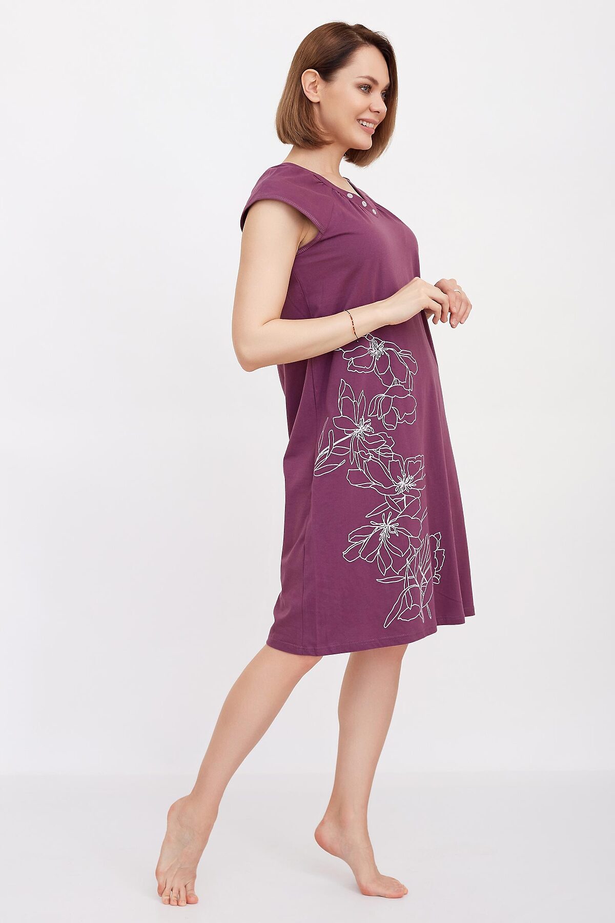 Ночная сорочка LIKA DRESS #862939Бордовый