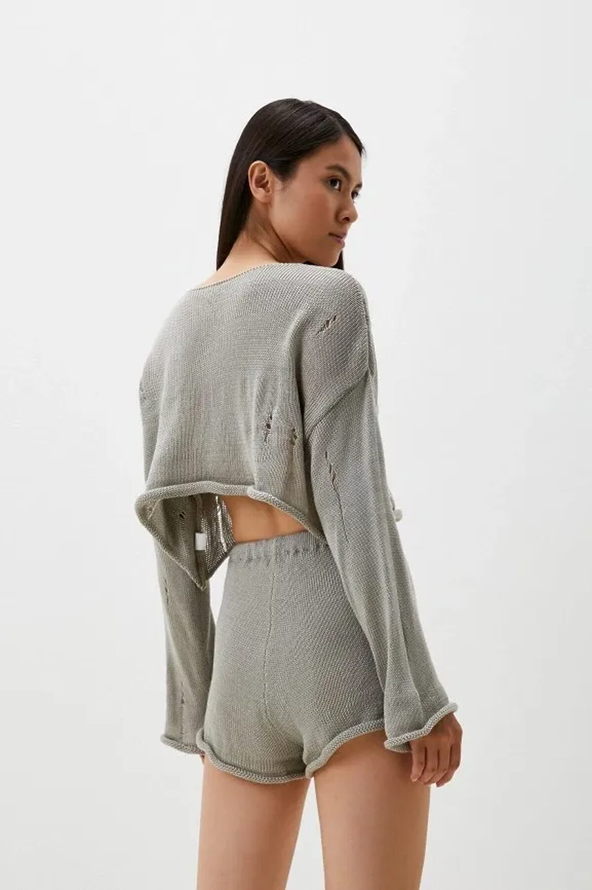 Костюм (Джемпер+Шорты) LIKA DRESS #1029863Серый