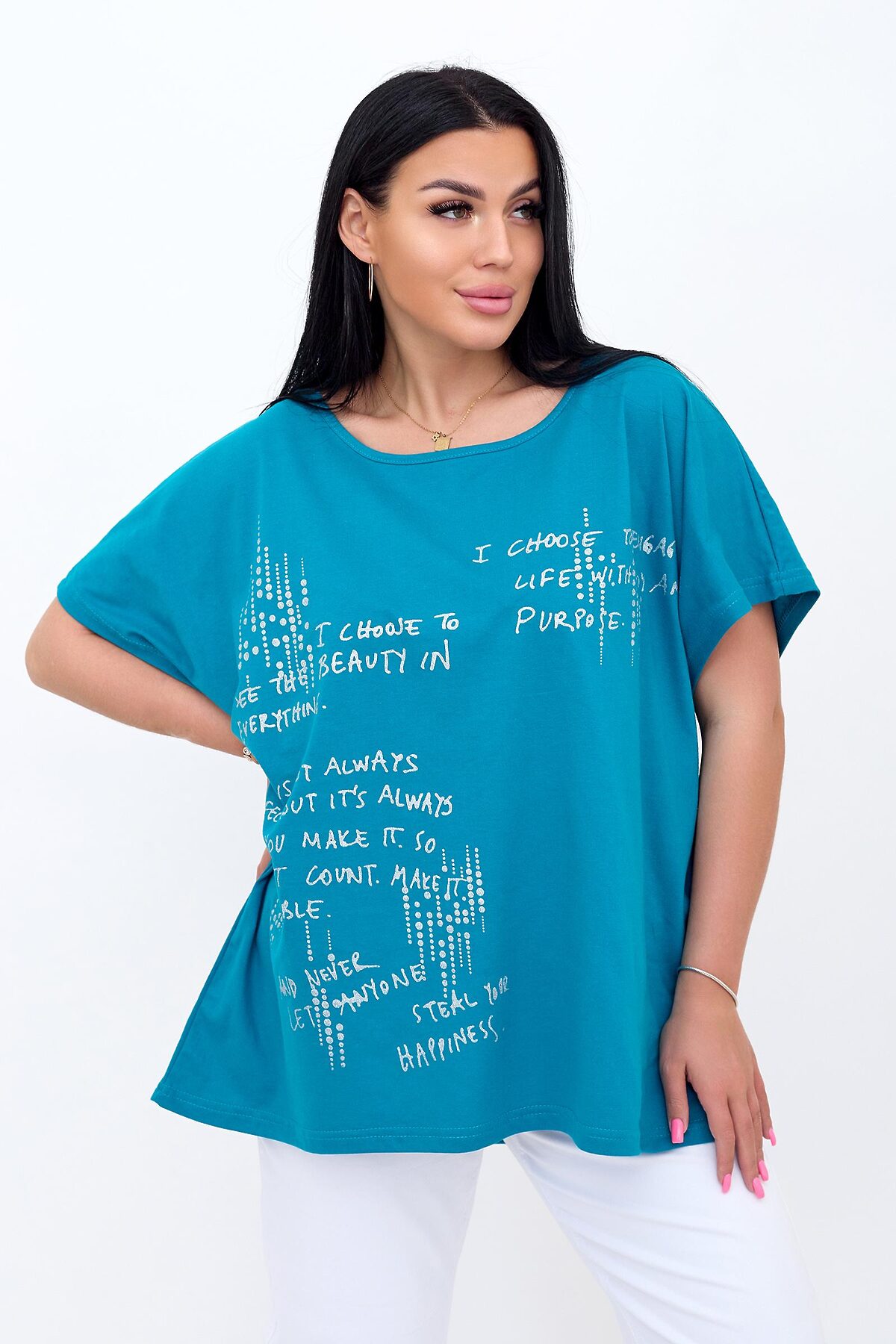 Туника LIKA DRESS #887190Морская волна