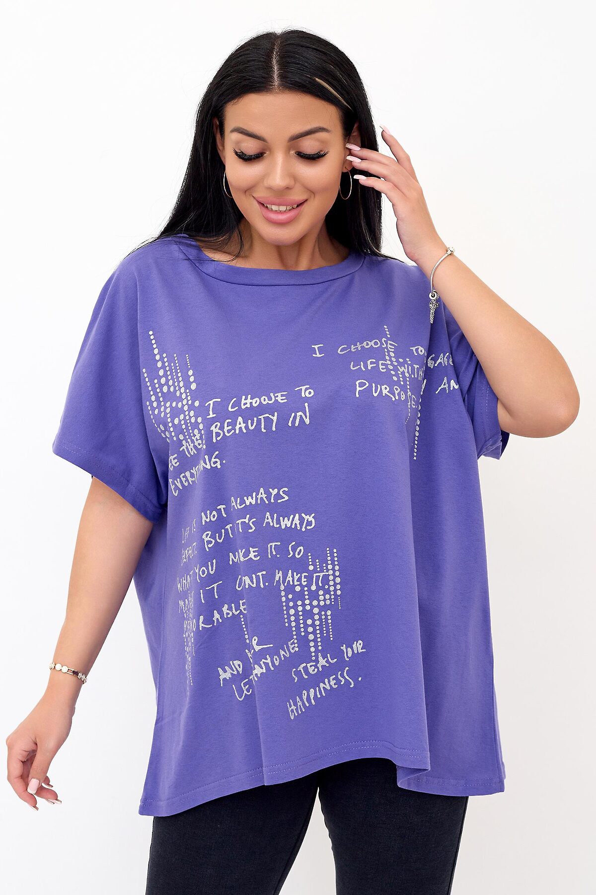 Туника женская Мадонна Ф LIKA DRESS #892851Фиолетовый