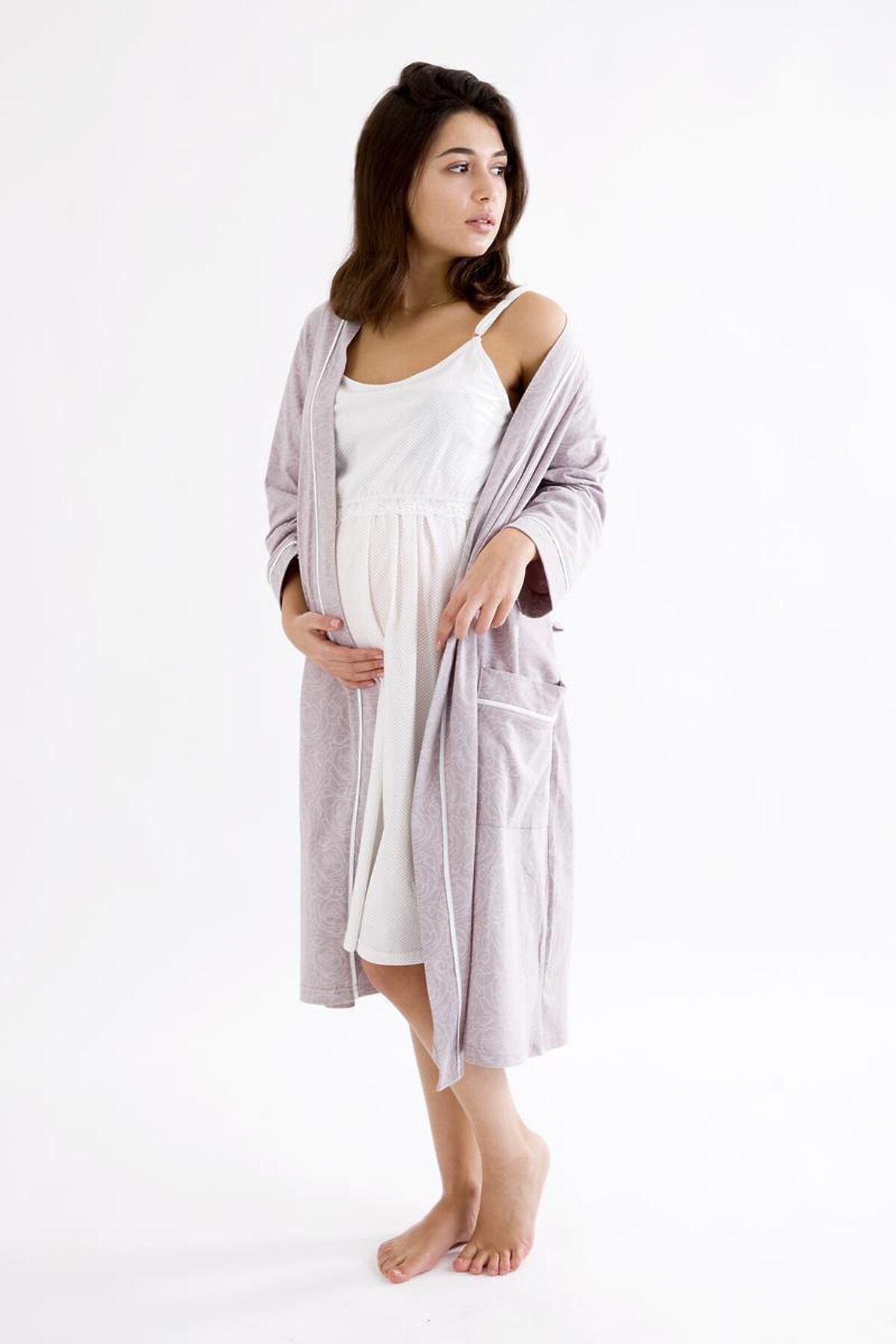 Комплект (Халат+Сорочка) LIKA DRESS #862710Мультиколор